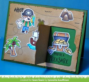 Lawn Fawn Stempelset "Ahoy, Matey" Clear Stamp