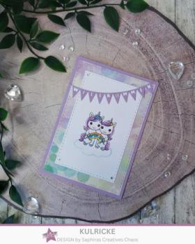 Preview: Kulricke Stanzschablone "Wimpelkette Willkommen " Craft Die