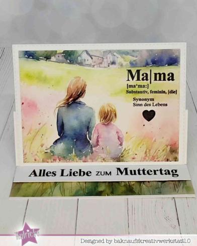 Kulricke Stempel "Mama & Papa" Clear Stamp
