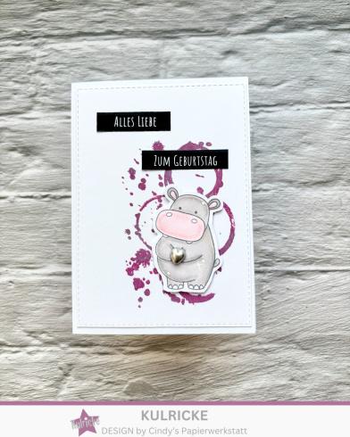 Kulricke Stempel "Kaffeespuren" Clear Stamp