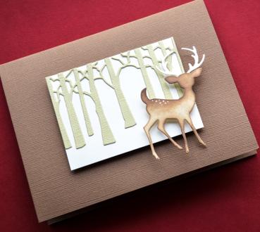 Poppystamp Die - Surprise Deer