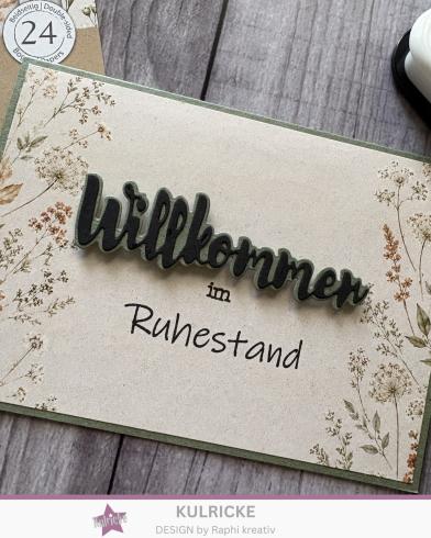 Preview: Kulricke Stempel "Einladung Anlässe Wortzauber" 10x10cm Clear Stamp