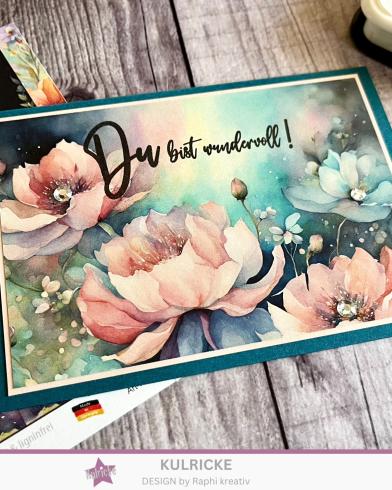 Kulricke Stempel "DU bist wundervoll" Clear Stamp