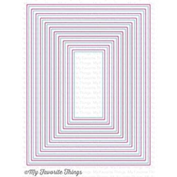 My Favorite Things Die-namics "A2 Rectangle STAX Set 2" | Stanzschablone | Stanze | Craft Die