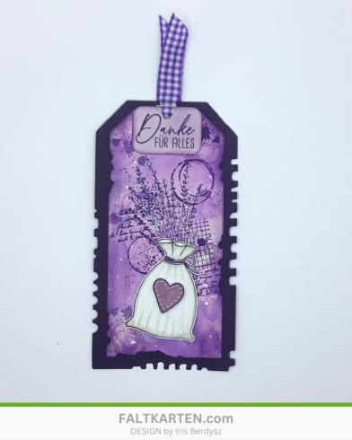 Kulricke Hintergrundstempel" Lavendel Hintergrund" Clear Stamp