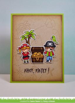 Lawn Fawn Stempelset "Ahoy, Matey" Clear Stamp