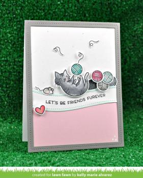 Lawn Fawn Stempelset "Meow You Doin'" Clear Stamp
