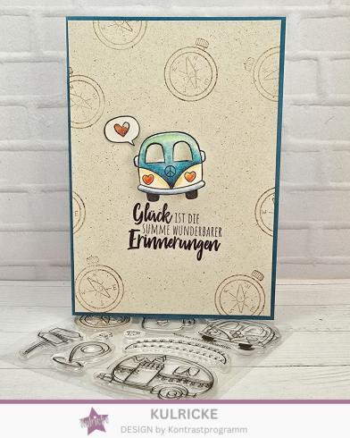 Kulricke Stempel "Campingliebe" Clear Stamp