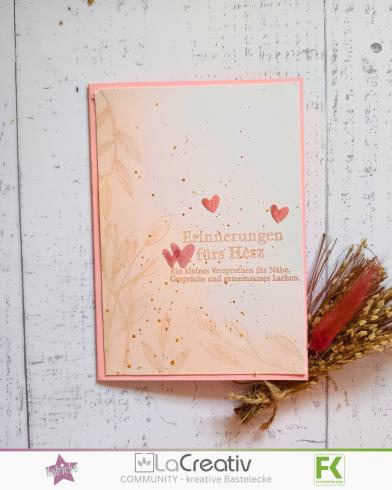 Preview: Kulricke Stempel "Zeit statt Zeug" 10x10cm Clear Stamp