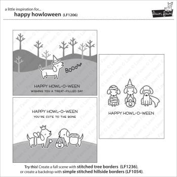 Lawn Fawn Stempelset "Happy Howloween" Clear Stamp