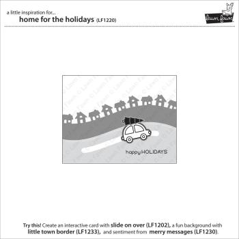 Lawn Fawn Stempelset "Home For The Holidays" Clear Stamp