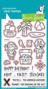 Lawn Fawn Stempelset "Ahoy, Matey" Clear Stamp