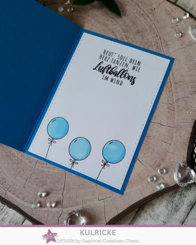 Kulricke Stempel "Luftballongrüße" Clear Stamp