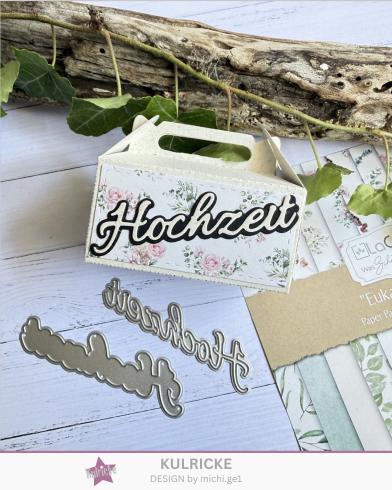 Preview: Kulricke Stanzschablone "Hochzeit mit Schatten" Craft Die 