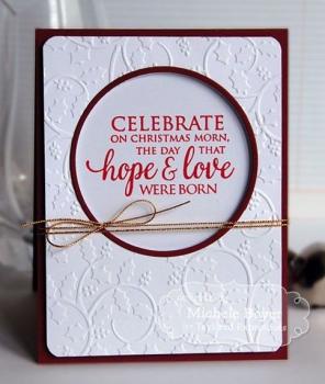 Taylored Expressions Embossing Folder "Holly"