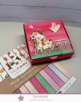 Preview: LaCreativ - Designpapier "Pferde und Einhörner" Paper Pack 6x6" - 24 Bogen