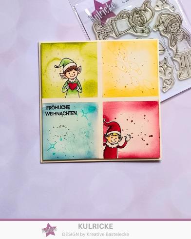 Preview: Kulricke Stempel "Jonte der Weihnachtself" Clear Stamp