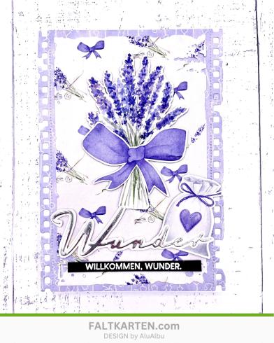 Kulricke Stempel "Lavendelliebe" Clear Stamp