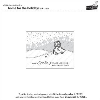 Lawn Fawn Stempelset "Home For The Holidays" Clear Stamp