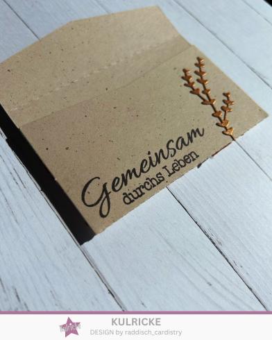 Preview: Kulricke Stempel "Hochzeit für Immer" 10x10cm Clear Stamp