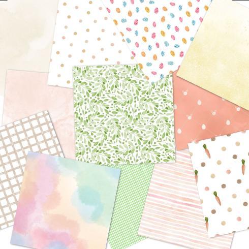 LaCreativ - Designpapier "Kleine Osterwelt" Paper Pack 6x6" - 24 Bogen