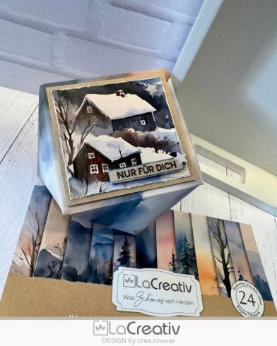 Gratis ab 80 € - LaCreativ - Designpapier "Gratis Wintermix 2025" Paper Pack 6x6" - 24 Bogen