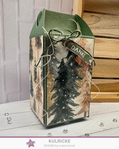 LaCreativ - Designpapier "Verschneiter Tannenwald" Paper Pack 6x6" - 24 Bogen