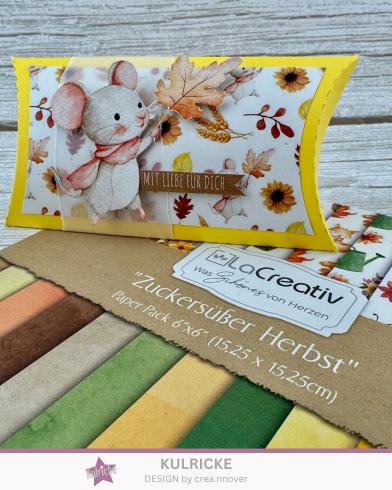 LaCreativ - Designpapier "Zuckersüßer Herbst" Paper Pack 6x6" - 24 Bogen