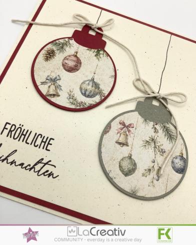 LaCreativ - Designpapier "Vintage Weihnachten" Paper Pack 6x6" - 24 Bogen