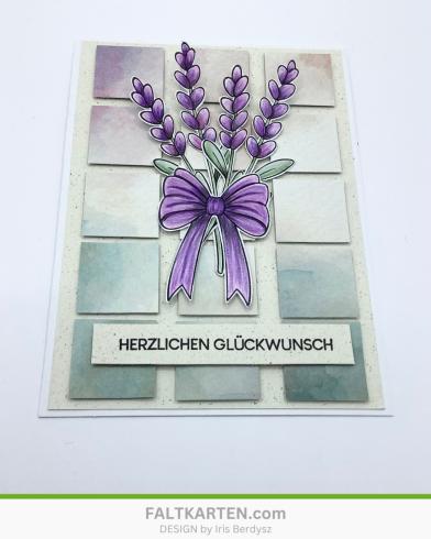 Kulricke Stempel "Lavendelliebe" Clear Stamp