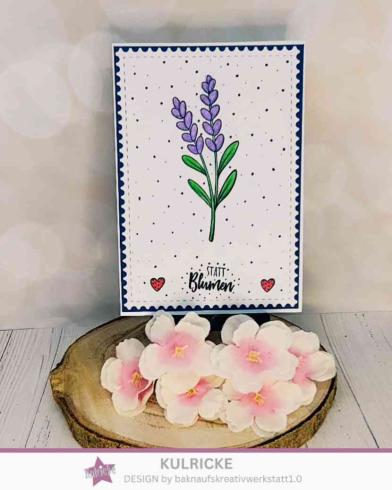 Kulricke Stempel "Lavendelliebe" Clear Stamp