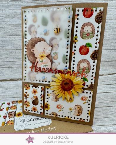 LaCreativ - Designpapier "Zuckersüßer Herbst" Paper Pack 6x6" - 24 Bogen