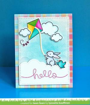 Lawn Fawn Stempelset "Big Scripty Words" Clear Stamp