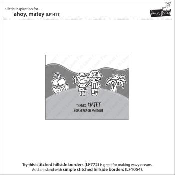 Lawn Fawn Stempelset "Ahoy, Matey" Clear Stamp