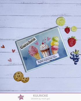 LaCreativ - Designpapier "Eiscremezeit" Paper Pack 6x6" - 24 Bogen