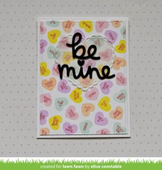 Lawn Fawn Craft Die - Lacy Heart Stackables
