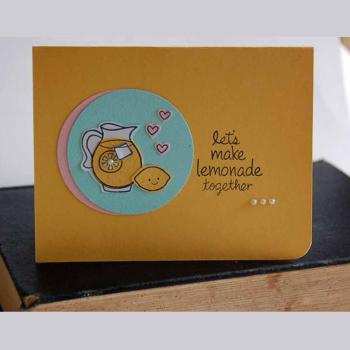 Lawn Fawn Stempelset "Make Lemonade" Clear Stamp