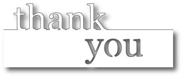 Memory Box Die - Grand Thank You