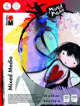 Marabu Mixed Media Malblock 24x32cm (20 Seiten) 300g