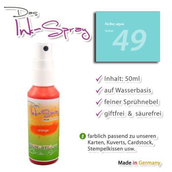 Das Ink-Spray auf Wasserbasis 50 ml in aqua