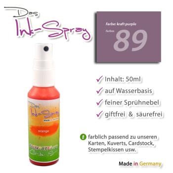 Das Ink-Spray auf Wasserbasis 50 ml in kraft purple