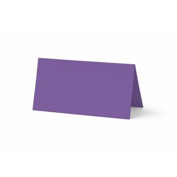 Tischkarte - Platzkarte 9 x 5 cm 220g/m² in violett
