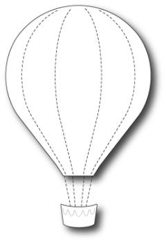 Memory Box Die - Grand Voyage Balloon Memory Box Die - Grand Voyage Balloon