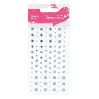 Schmucksteine Set Selbstklebend (104 Stk.) Zartes Blau