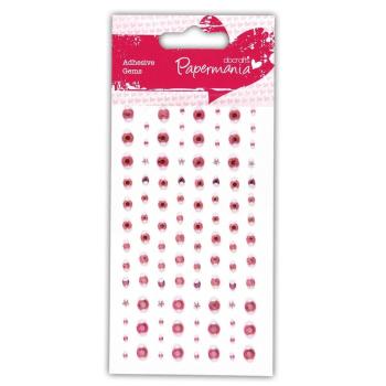 Schmucksteine Set Selbstklebend (104 Stk.) Zartes Pink
