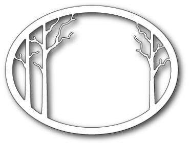 Memory Box Die - Forest Clearing Oval Frame - Faltkarten.com
