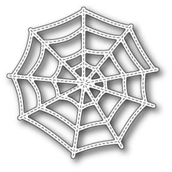 Poppystamp Die - Stitched Cobweb