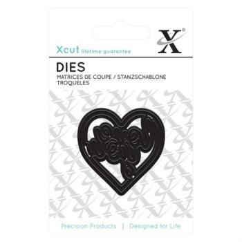 Xcut Mini Stanzschablone Love You Herz 5cm Xcut Mini Stanzschablone Love You Herz 5cm