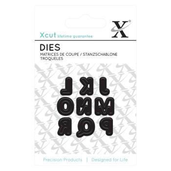 Xcut Mini Stanzschablone Alphabet 2 (9Stk) 5cm