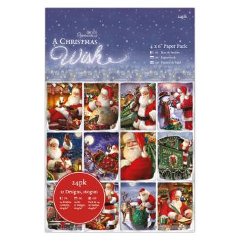 Papierblock A6 (10x15cm) 160g/m² - 34 Bogen A Christmas Wish Papierblock A6 (10x15cm) 160g/m² - 34 Bogen A Christmas Wish